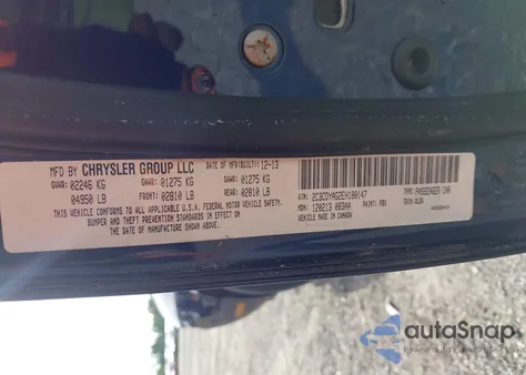 2014 Dodge Challenger Sxt Plus z USA, uszkodzony, nr VIN 2C3CDYAG2EH180147